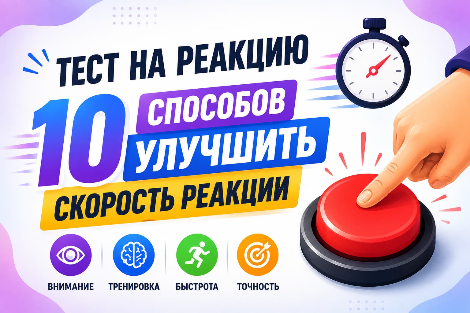 Тест на реакцию и скорость реакции